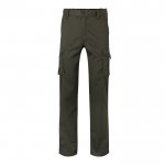 Pantalón de trabajo unisex con bolsillos 290 g/m2 color verde militar
