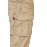 Pantalón de trabajo unisex con bolsillos 290 g/m2 color natural quinta vista