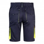 Bermudas elásticas para trabajo algodón y poliéster 240 /m2 segunda vista