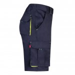 Bermudas elásticas para trabajo algodón y poliéster 240 /m2 cuarta vista