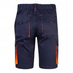 Bermudas elásticas para trabajo algodón y poliéster 240 /m2 segunda vista