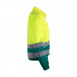 Chaqueta laboral en tallaje grande de sarga bicolor 210 g/m2 cuarta vista