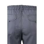 Pantalón de trabajo unisex con reflectantes 240 g/m2 color gris septima vista