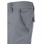 Pantalón de trabajo unisex con reflectantes 240 g/m2 color gris octava vista