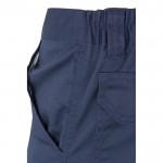 Pantalón de trabajo unisex con reflectantes 240 g/m2 color azul marino septima vista