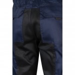 Pantalón de sarga de trabajo de algodón y poliéster 240 g/m2 color azul septima vista