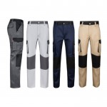 Pantalón de sarga de trabajo de algodón y poliéster 240 g/m2 varios colores