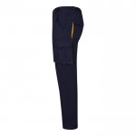 Pantalón laboral unisex bicolor en algodón y poliéster 240 g/m2 tercera vista