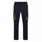 Pantalón laboral unisex bicolor en algodón y poliéster 240 g/m2