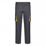 Pantalón laboral unisex bicolor en algodón y poliéster 240 g/m2