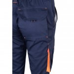 Pantalón laboral unisex bicolor en algodón y poliéster 240 g/m2 sexta vista