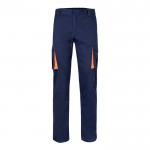 Pantalón laboral unisex bicolor en algodón y poliéster 240 g/m2