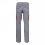 Pantalón laboral unisex bicolor en algodón y poliéster 240 g/m2 segunda vista