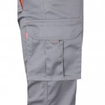 Pantalón laboral unisex bicolor en algodón y poliéster 240 g/m2 quinta vista