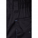 Pantalón laboral unisex bicolor en algodón y poliéster 240 g/m2 color azul claro septima vista