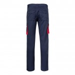 Pantalón laboral unisex bicolor en algodón y poliéster 240 g/m2 segunda vista