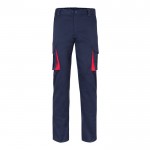 Pantalón laboral unisex bicolor en algodón y poliéster 240 g/m2