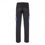 Pantalón laboral unisex bicolor en algodón y poliéster 240 g/m2 segunda vista