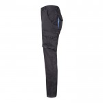 Pantalón laboral unisex bicolor en algodón y poliéster 240 g/m2 tercera vista