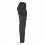 Pantalón laboral unisex bicolor en algodón y poliéster 240 g/m2 cuarta vista