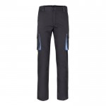 Pantalón laboral unisex bicolor en algodón y poliéster 240 g/m2