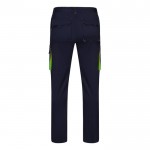 Pantalón laboral unisex bicolor en algodón y poliéster 240 g/m2 segunda vista