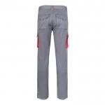 Pantalón laboral unisex bicolor en algodón y poliéster 240 g/m2 segunda vista