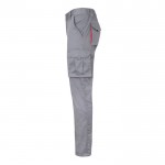 Pantalón laboral unisex bicolor en algodón y poliéster 240 g/m2 tercera vista