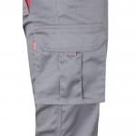 Pantalón laboral unisex bicolor en algodón y poliéster 240 g/m2 quinta vista