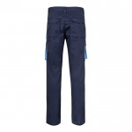 Pantalón laboral unisex bicolor en algodón y poliéster 240 g/m2 segunda vista
