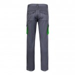 Pantalón laboral unisex bicolor en algodón y poliéster 240 g/m2 segunda vista
