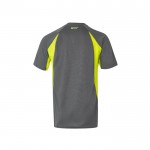 Camiseta técnica de trabajo en ojo de pájaro 160 g/m2 color amarillo segunda vista