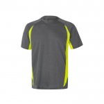 Camiseta técnica de trabajo en ojo de pájaro 160 g/m2 color amarillo