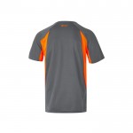 Camiseta técnica de trabajo en ojo de pájaro 160 g/m2 color naranja segunda vista