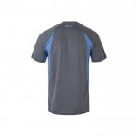 Camiseta técnica de trabajo en ojo de pájaro 160 g/m2 color azul claro segunda vista