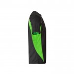 Camiseta técnica de trabajo en ojo de pájaro 160 g/m2 color verde tercera vista