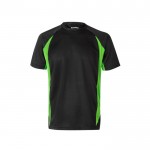 Camiseta técnica de trabajo en ojo de pájaro 160 g/m2 color verde