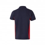 Polo de trabajo de piqué bicolor de manga corta 180 g/m2 segunda vista