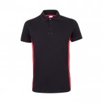 Polo de trabajo de piqué bicolor de manga corta 180 g/m2