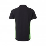 Polo de trabajo de piqué bicolor de manga corta 180 g/m2 segunda vista
