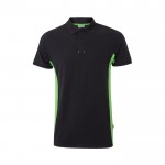Polo de trabajo de piqué bicolor de manga corta 180 g/m2