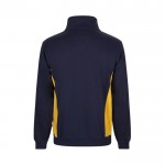 Jersey de felpa laboral bicolor en algodón y poliéster 260 g/m2 segunda vista