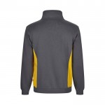 Jersey de felpa laboral bicolor en algodón y poliéster 260 g/m2 segunda vista