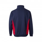 Jersey de felpa laboral bicolor en algodón y poliéster 260 g/m2 segunda vista