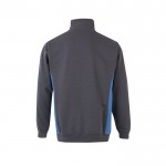 Jersey de felpa laboral bicolor en algodón y poliéster 260 g/m2 segunda vista