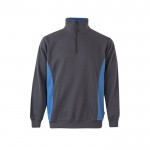 Jersey de felpa laboral bicolor en algodón y poliéster 260 g/m2