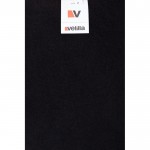 Jersey de felpa laboral bicolor en algodón y poliéster 260 g/m2 color rojo cuarta vista