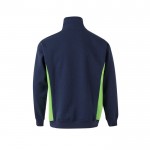 Jersey de felpa laboral bicolor en algodón y poliéster 260 g/m2 segunda vista