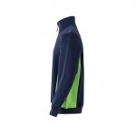 Jersey de felpa laboral bicolor en algodón y poliéster 260 g/m2 tercera vista