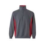 Jersey de felpa laboral bicolor en algodón y poliéster 260 g/m2